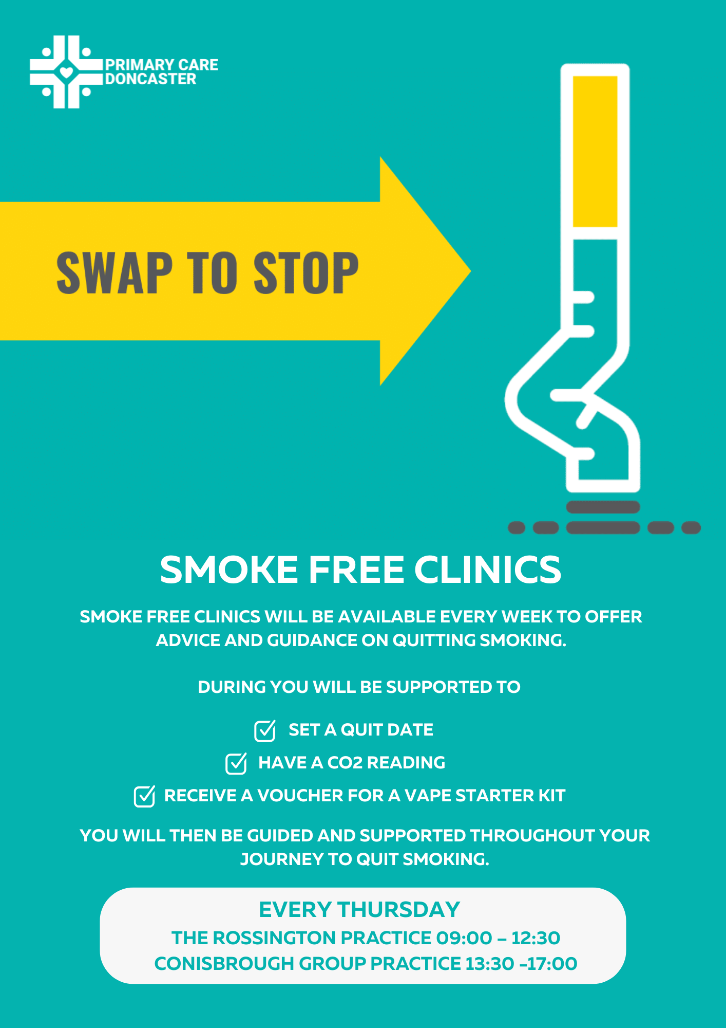 Swap to Stop - Smoke Free Clinics